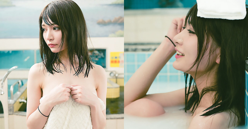 【WPT扑克】少女「錢湯入浴」透明感滿分　G奶激起浴池浪花！她的夢想是露給大家看…