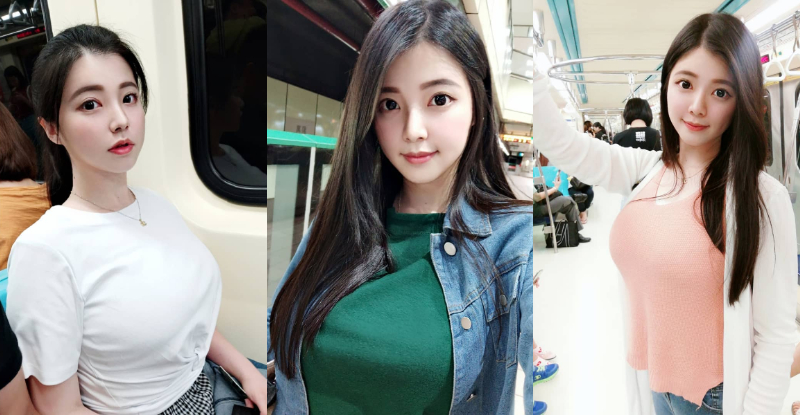 【WPT扑克】快捕捉！「巨乳正妹」出沒台北捷運　挾帶「大型胸器」上車太犯規！