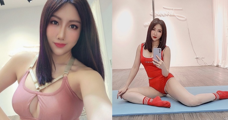 【WPT扑克】JKF 女郎「珍琳」防疫不忘練習「鋼管舞」！大秀「一字馬」曬火辣身材