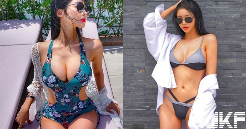 【WPT扑克】上面深V「下面也深V」！嫩模泳裝好大膽，爆乳開高岔小意思下半身也要開高岔！