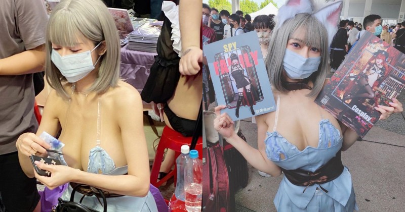 【WPT扑克】動漫祭驚見「巨乳Coser」呼之欲出　細肩帶小背心快要撐不住！