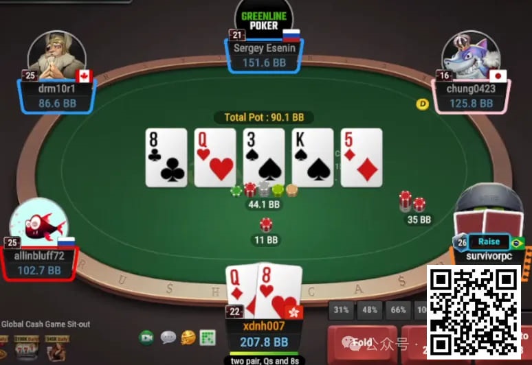 【WPT扑克】牌局分析：超对的奇怪路线