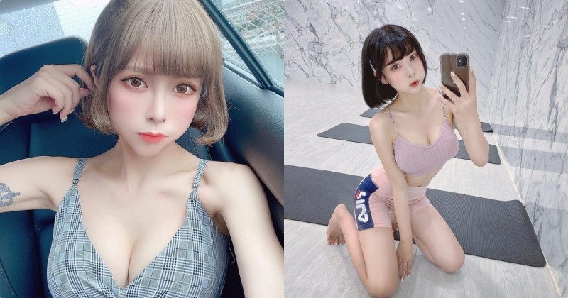 【WPT扑克】短髮萌妹「Chubby糖」跪地誘惑自拍，飽滿酥胸「角度太撩人」！