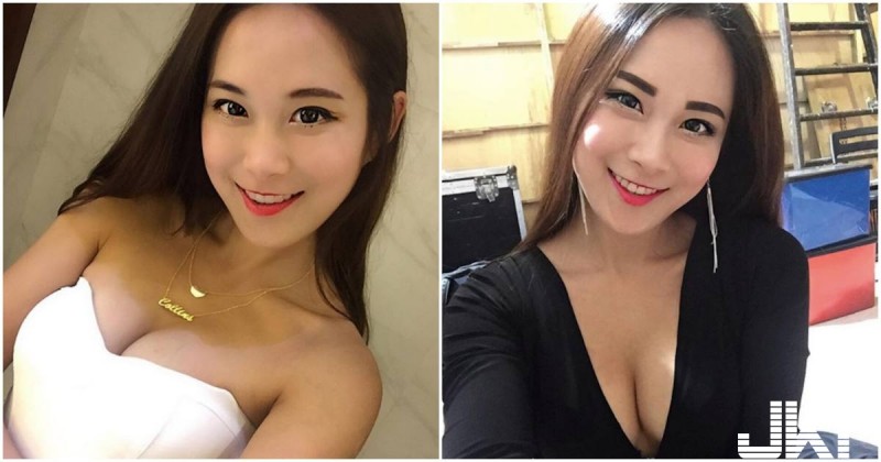 【WPT扑克】身材太魔鬼！「爆奶車模」招牌工作服超養眼，深溝美乳擋不住！