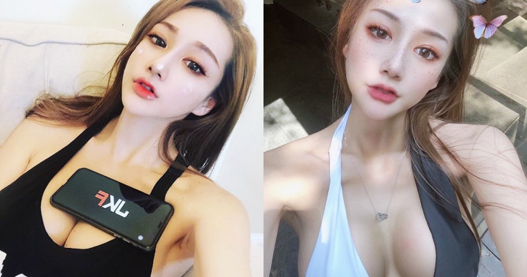 【WPT扑克】「高顏值＋E 杯美乳」畫面就是舒服！正妹 Kabe 辣曬「胸前沈甸甸」三角地帶