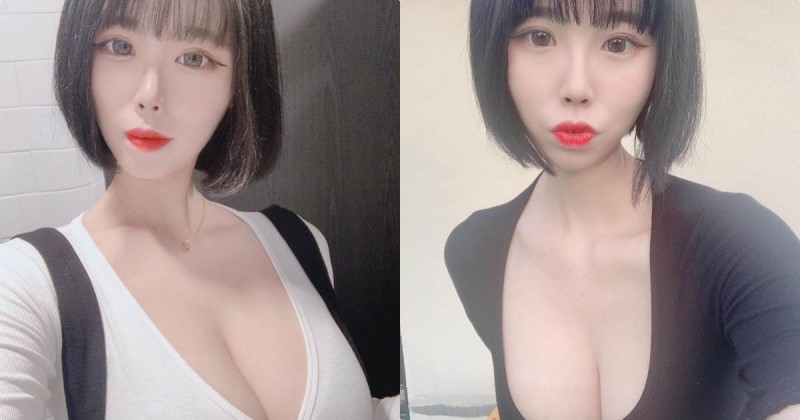 【WPT扑克】釜山短髮巨乳妹「胸前份量好驚人」，大U領衣「雪白畫面」太吸睛！