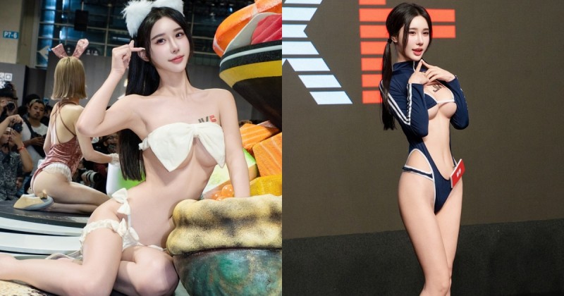 【WPT扑克】性感小白貓「夢夢」辣翻TRE！雪乳只用蝴蝶結遮點，白嫩美體露出好狂！