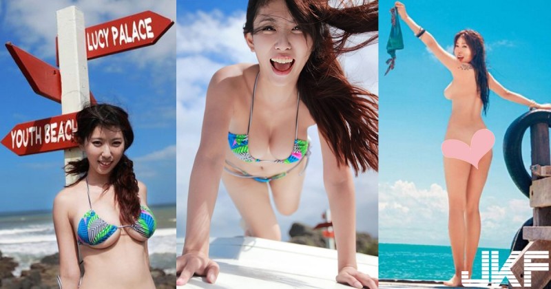 【WPT扑克】F奶正妹海邊「全裸大解放」！比基尼都包不住的豪乳讓人看了心癢癢…