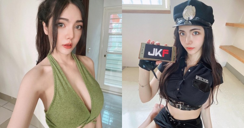 【WPT扑克】正妹「Luna 宜欣」綠色爆乳裝好辣，自拍時展現「超誘惑深溝」！