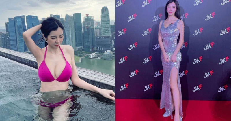 【WPT扑克】長腿正妹「羅莉Rolly」高衩禮服出席典禮，秀「前凸後翹」曼妙曲線！