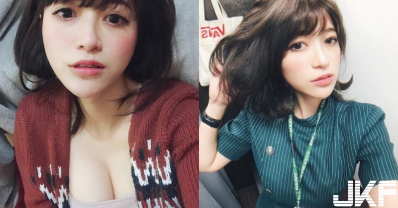 【WPT扑克】這樣真的太兇！「長榮美女空服員」制服底下藏美乳，換上「低胸小可愛」真的不得了！