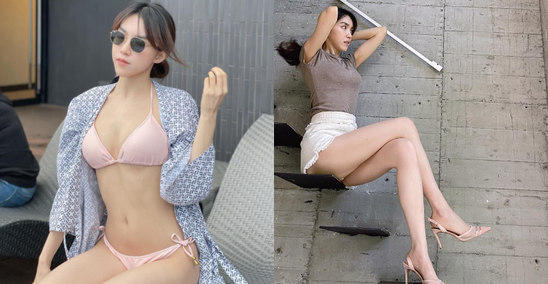 【WPT扑克】「氣質小姐姐」鮮嫩玉腿卡在樓梯口，俯視「性感大腿根」畫面超誘惑