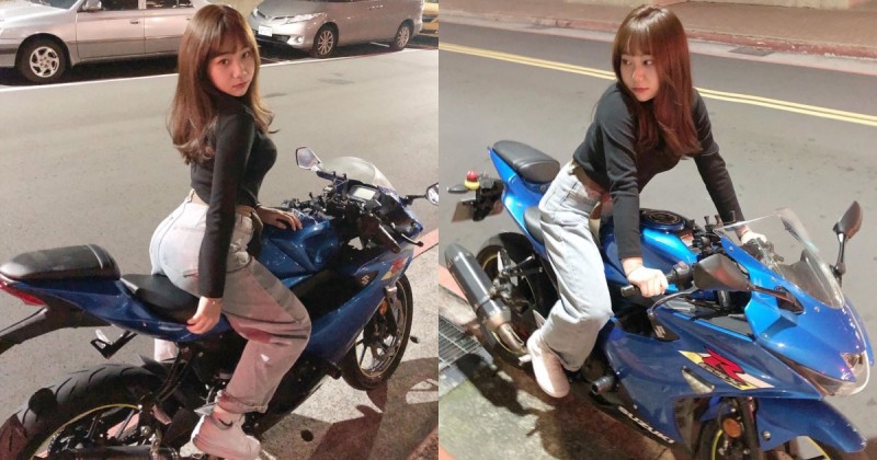 【WPT扑克】這角度很可以！「甜美小隻馬」騎大車氣勢足，自備「車頭燈」不怕別人沒看到她！