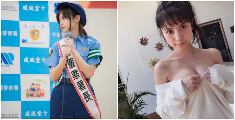 【WPT扑克】這樣的署長很可以！現役「爆乳看護師」桃月なしこ化身一日警署長，用可愛阻止犯罪！