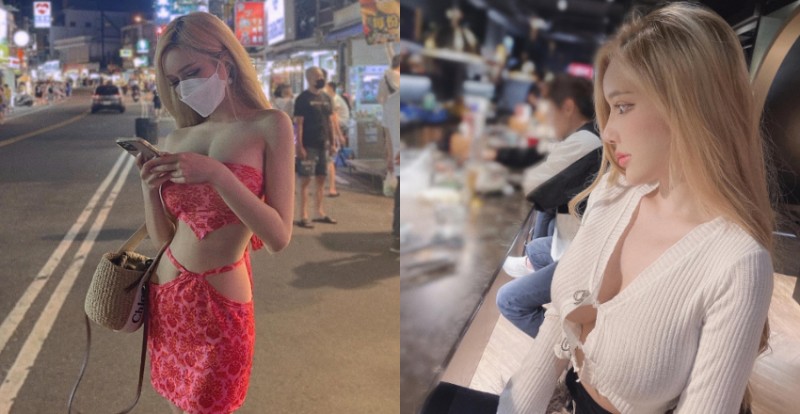 【WPT扑克】大辣的來一份！墾丁大街巧遇爆乳辣妹「雲嫣」挺巨乳吃燒酒螺