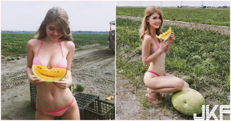 【WPT扑克】這姿勢狂！網傳「美乳西瓜奶妹」肉體線條好犯規！抱著西瓜做「邪惡動作」畫面好養眼…