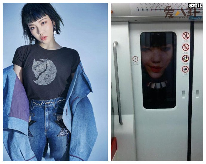 【WPT扑克】吴莫愁地铁广告事件详情, 吴莫愁因为地铁广告吓哭小朋友