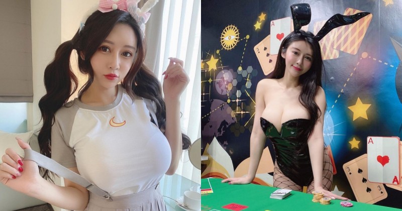 【WPT扑克】最正荷官！巨乳甜心「安希」化身爆乳兔女郎，網友瘋狂：這我all in ！