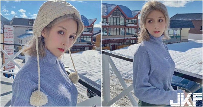 【WPT扑克】雪國也有精靈～「夏美醬」銀白髮色好清新，完美融入冰天雪地～