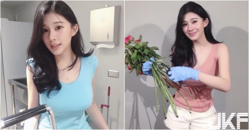 【WPT扑克】花藝課上「超正美胸女老師」！高顏值好身材誰受得了！工作時穿著更辣了！