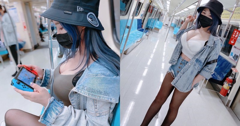 【WPT扑克】搭捷運狂瞄隔壁妹子打switch!「超兇猛弧度」讓人目不轉睛，差點都要坐過站了啦！