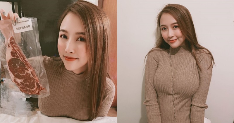 【WPT扑克】正妹「張若錡」叫外送時美乳放上桌，緊身衣讓「凹凸胸型」好明顯！