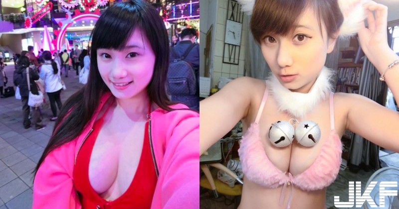 【WPT扑克】越冷越要爆！信義商圈驚見正妹「低溫大爆乳」，原來是「行走的F奶」呀！