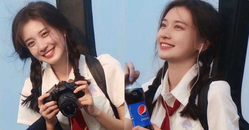 【WPT扑克】喝百事可樂的「高顏值制服女孩」，人氣火爆「曲線也好讚」！