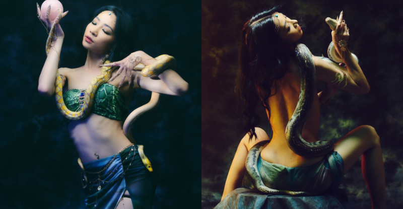 【WPT扑克】蛇姬美人「陳安彤」神秘又銷魂，「絕美腰線」對粉絲下蠱