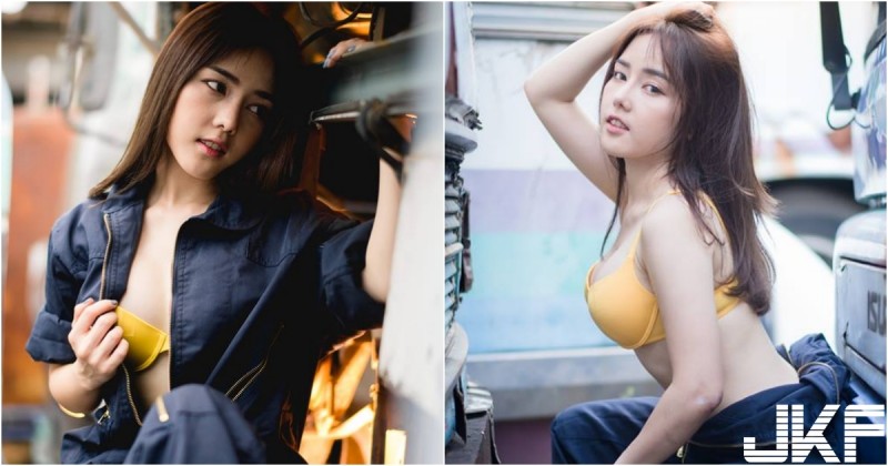 【WPT扑克】舊車場「爆奶女工」擅入！連身褲一脫只剩「超亮車頭燈」！這麼狂有合法嗎！