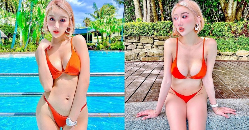 【WPT扑克】葉妮妮超兇猛「火紅比基尼」，「渾圓美乳」就算被鎖也要繼續辣！