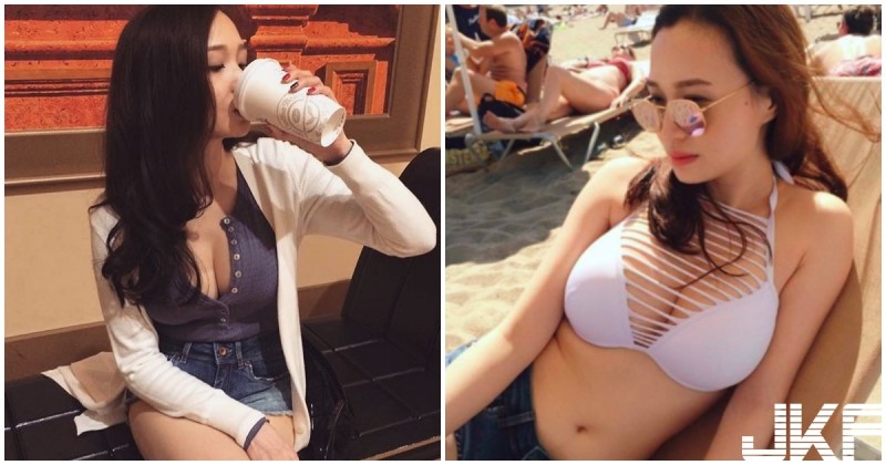 【WPT扑克】正妹日光浴「奶球快蹦出來」，超愛不穿內衣逛街，畫面火辣到極點啊！