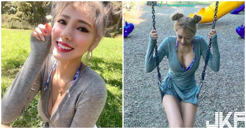 【WPT扑克】爆乳麻豆「中路大開盪鞦韆」，養眼深溝「畫面超波濤洶湧」！