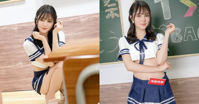 【WPT扑克】誘惑美乳學服女神「涼森鈴夢」，「火辣前傾」臀型超性感！