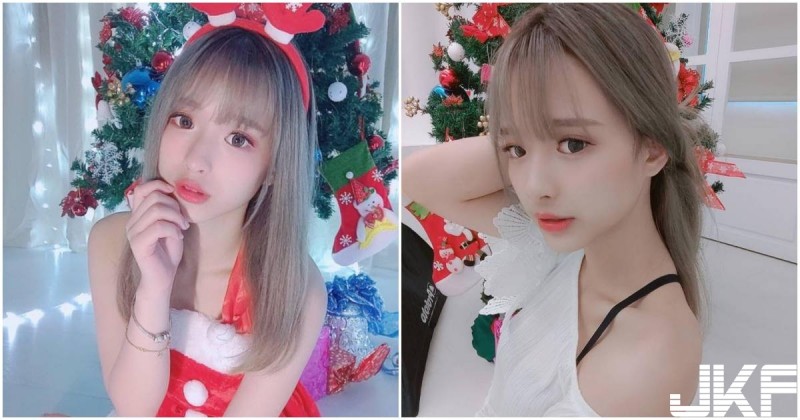 【WPT扑克】超可愛正妹「熊熊」！穿聖誕裝「表情好無辜」，粉絲都眼冒愛心了！