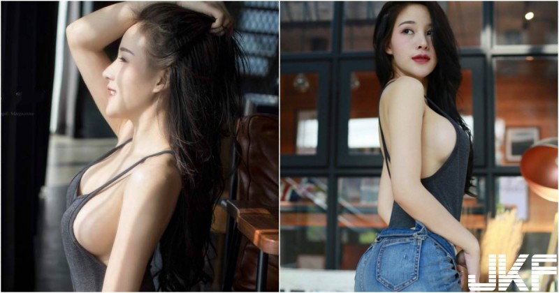 【WPT扑克】好兇猛喔！「背心爆乳妹」不穿內衣就出門！「渾圓飽滿」側乳外放路人都不敢看！