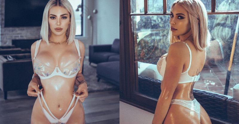 【WPT扑克】霸氣外露！性感妹「隻手遮乳」秀殘暴體　雙腿劈開一字馬更是讓人看傻