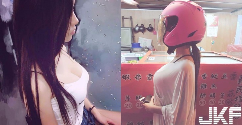 【WPT扑克】鹽酥雞配奶茶！爆乳正妹只穿性感睡衣買宵夜…網友：妳擋到菜單了