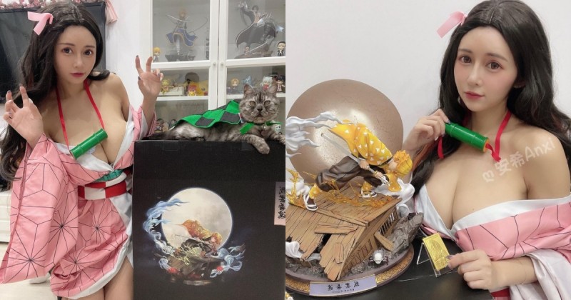 【WPT扑克】巨乳禰豆子衣領大開「性感開箱」，超兇猛畫面讓人沒心情看公仔！