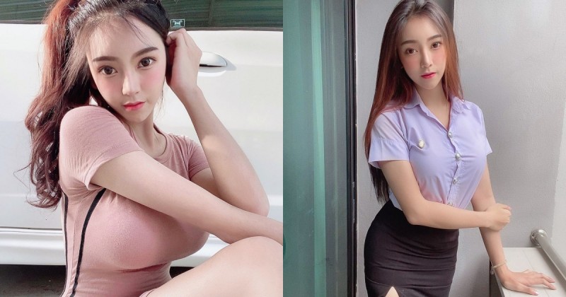 【WPT扑克】「長髮學生妹」襯衫快爆開！超驚人「發育成果」引39萬人追蹤，日常穿搭也超辣！