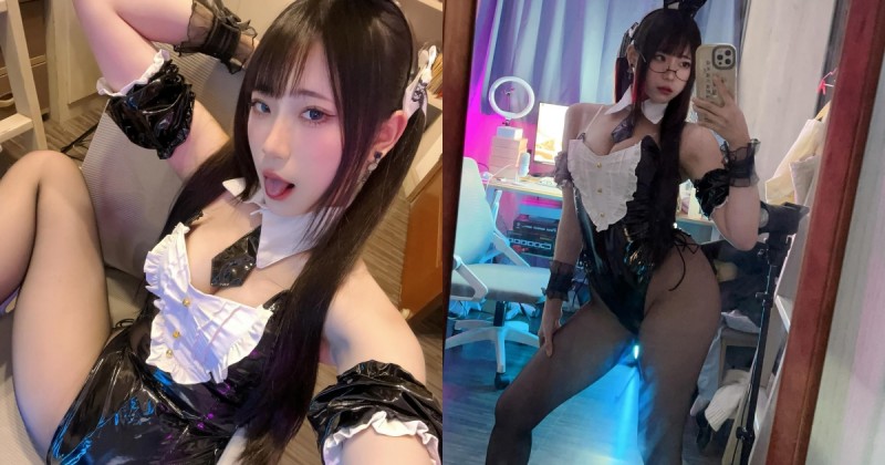 【WPT扑克】「台越混血巨乳正妹」化身性感兔女郎，黑絲蜜大腿讓網友直呼：想被夾死