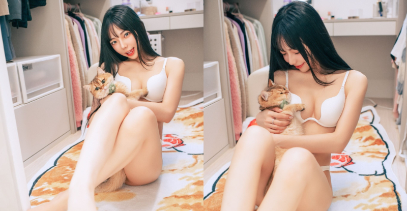 【WPT扑克】直擊女神更衣室！「啾啾」新家曝隱藏版，「美乳蹭貓」粉絲也不想當人了！