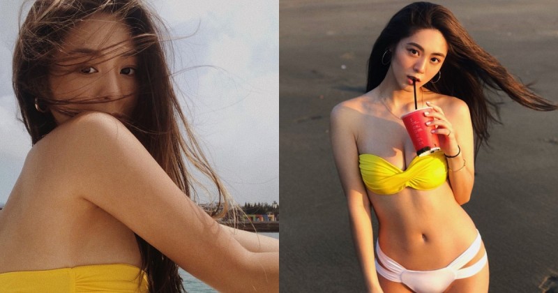 【WPT扑克】超低調「廣告正妹模特」，電眼勾人身材火辣，比基尼秀馬甲線根本無敵！