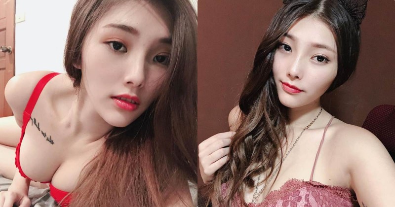 【WPT扑克】爆奶正妹「妮莎Nisa」躺床擦新口紅，火辣造型讓人想親一口～