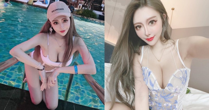 【WPT扑克】想找技術好的陪遊！電眼美人「唐琦琦」泳裝太嗆辣，後面三個路人猛盯「水蜜桃」！