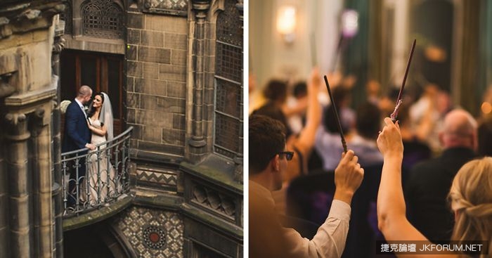 【WPT扑克】賓客舉魔杖施法！哈利波特主題婚禮充滿幸福魔法～