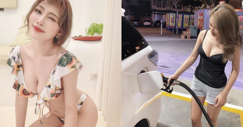 【WPT扑克】深夜加油站遇見「爆乳美女」？原來是台中服飾店「正妹老闆娘」，超有料身材好養眼