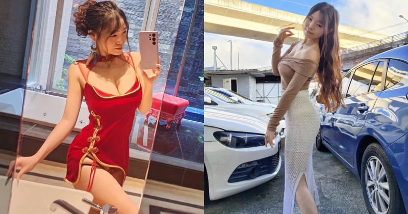 【WPT扑克】中古車業務開工穿這樣你簽不簽？性感寶貝「張瑜 Tako」爆乳旗袍辣秀美腿！