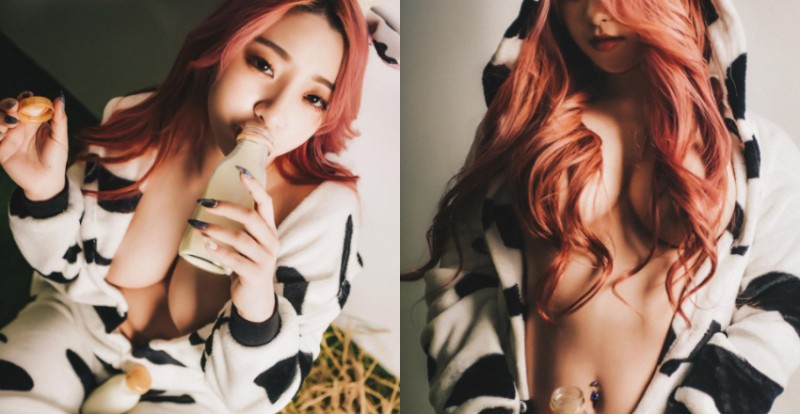 【WPT扑克】巨乳牛牛來拜年！誘惑小惡魔「薇幸」化身性感乳牛　擠出一杯杯濃醇香