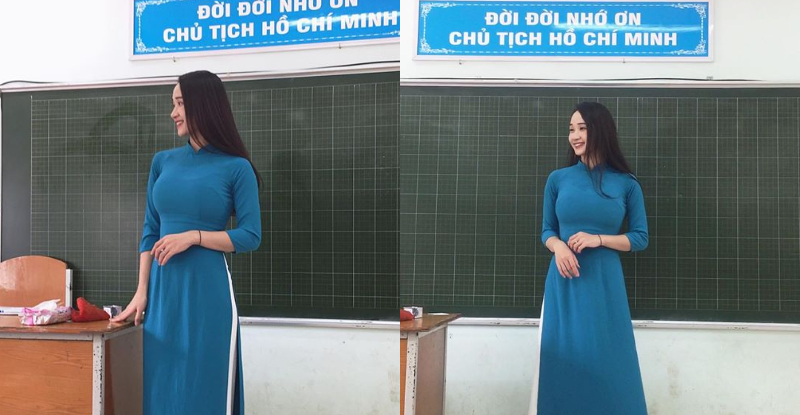 【WPT扑克】越南老師穿「性感奧黛」曲線畢露　超緊身設計讓學生無法專心上課